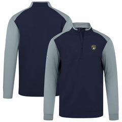 Milwaukee Brewers Levelwear Insignia 2.0 Quarter-Zip Pullover Top Navy