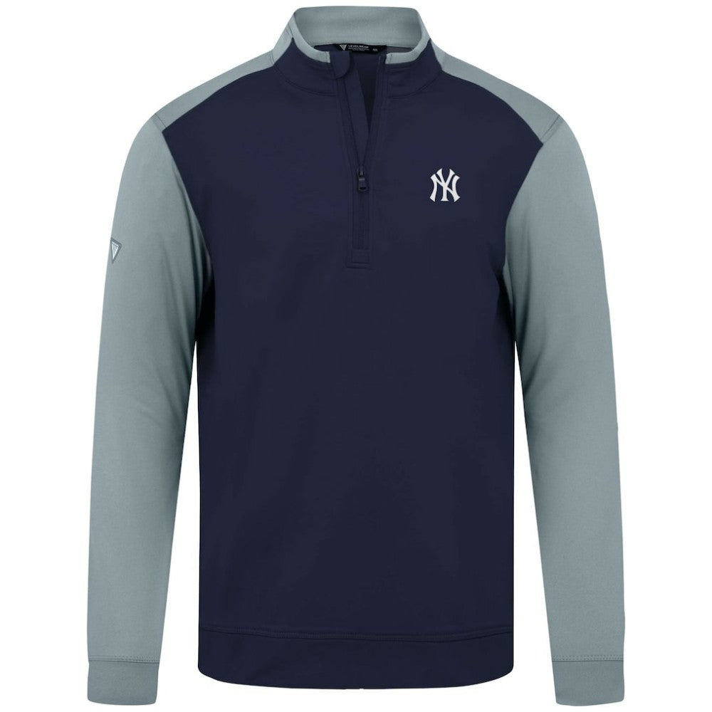 New York Yankees Levelwear Insignia 2.0 Quarter-Zip Pullover Top Navy