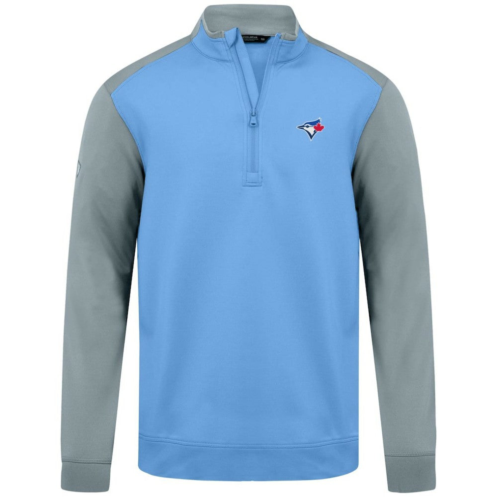 Toronto Blue Jays Levelwear Insignia 2.0 Quarter-Zip Pullover Top Light Blue