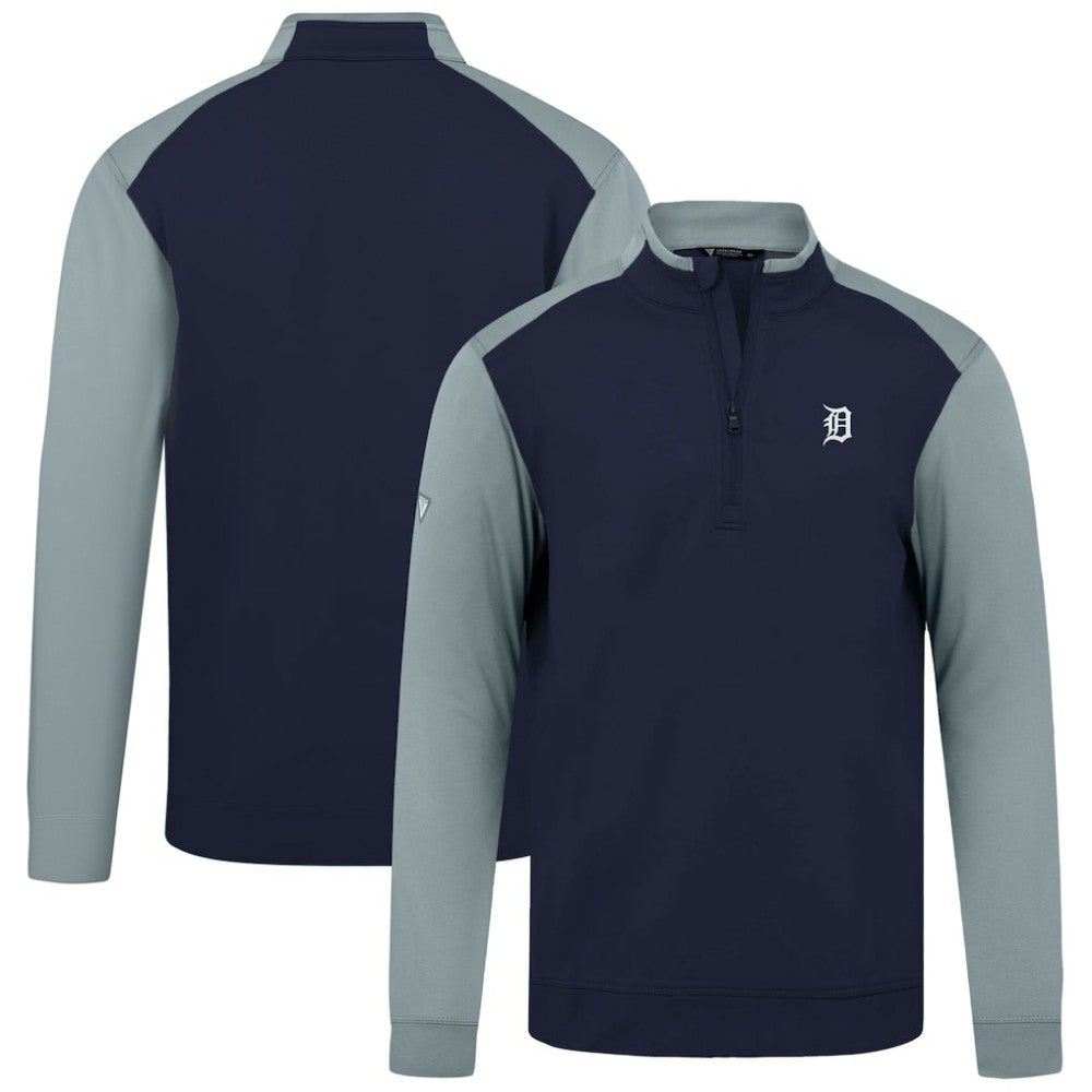 Detroit Tigers Levelwear Insignia 2.0 Quarter-Zip Pullover Top Navy