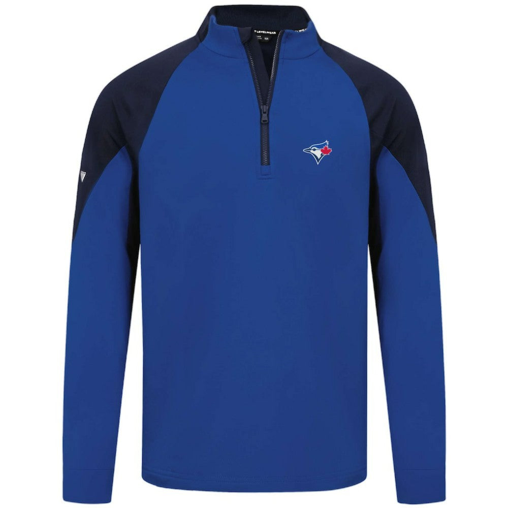 Toronto Blue Jays Levelwear Cadet Insignia 2.0 Raglan Quarter-Zip Jacket Royal