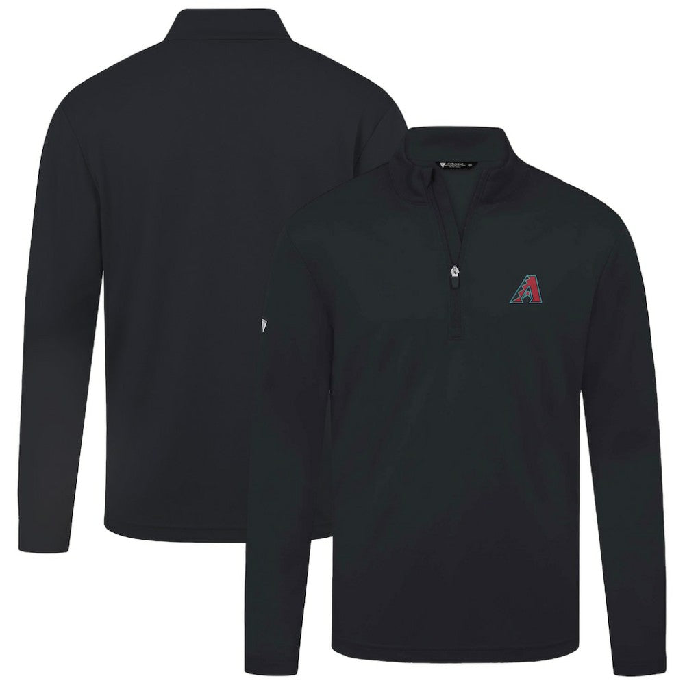 Arizona Diamondbacks Levelwear Heron Insignia 2.0 Quarter-Zip Jacket Black