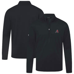 Arizona Diamondbacks Levelwear Heron Insignia 2.0 Quarter-Zip Jacket Black