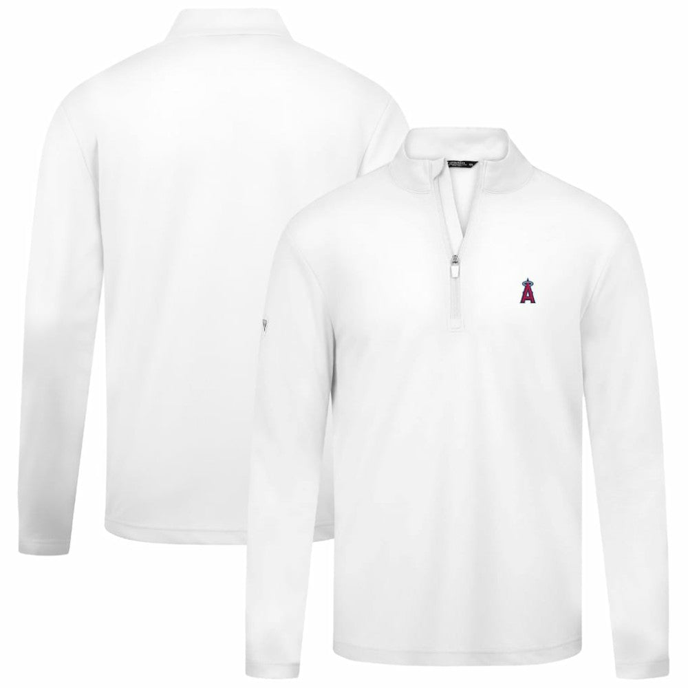 Los Angeles Angels Levelwear Heron Insignia 2.0 Quarter-Zip Jacket White