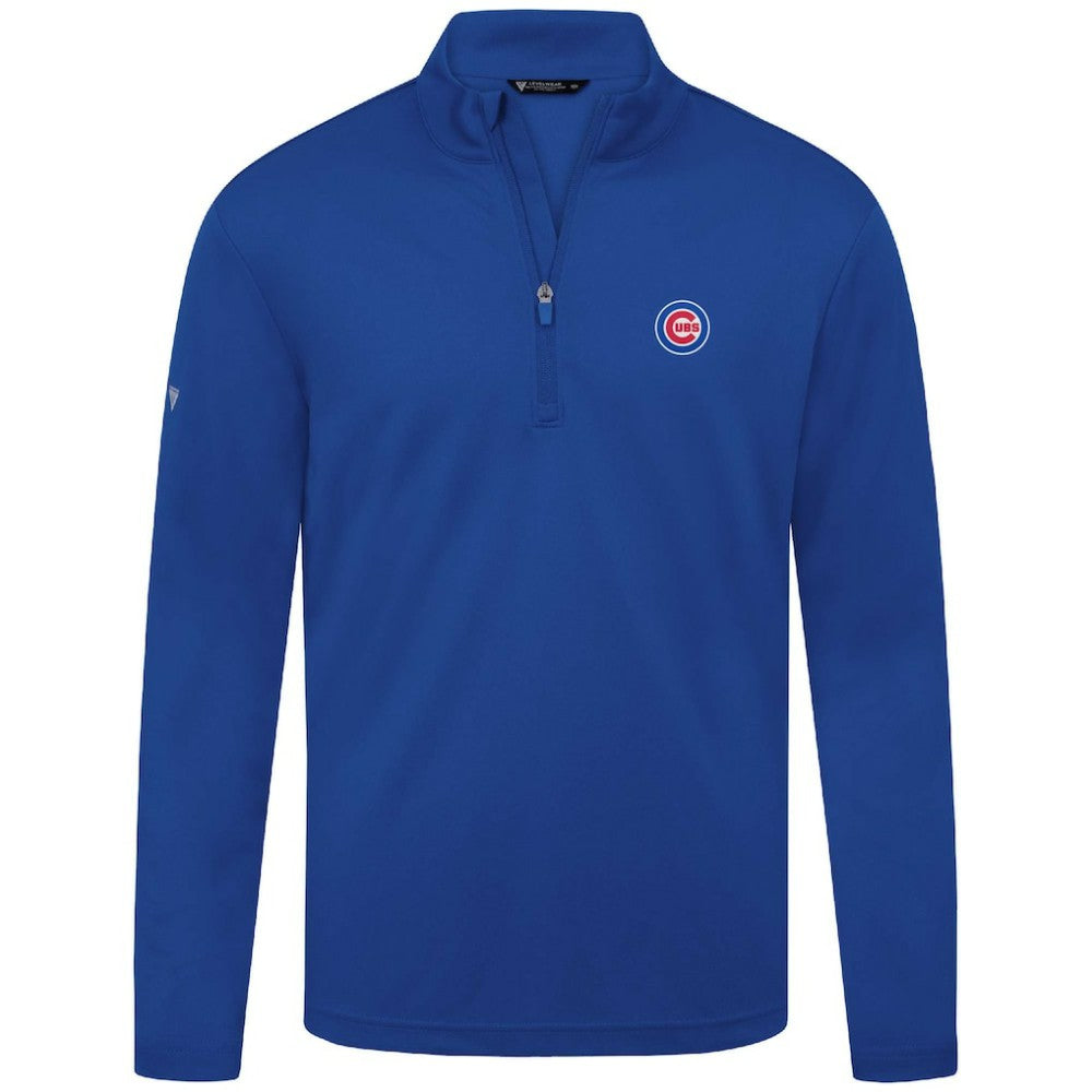 Chicago Cubs Levelwear Heron Insignia 2.0 Quarter-Zip Jacket Royal