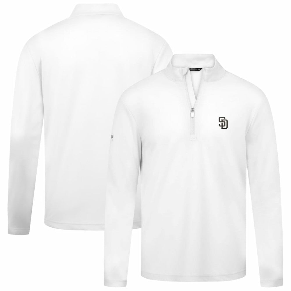 San Diego Padres Levelwear Heron Insignia 2.0 Quarter-Zip Jacket White