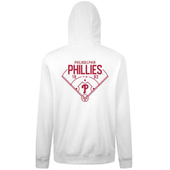 Philadelphia Phillies Levelwear Podium Primary Pullover Hoodie White