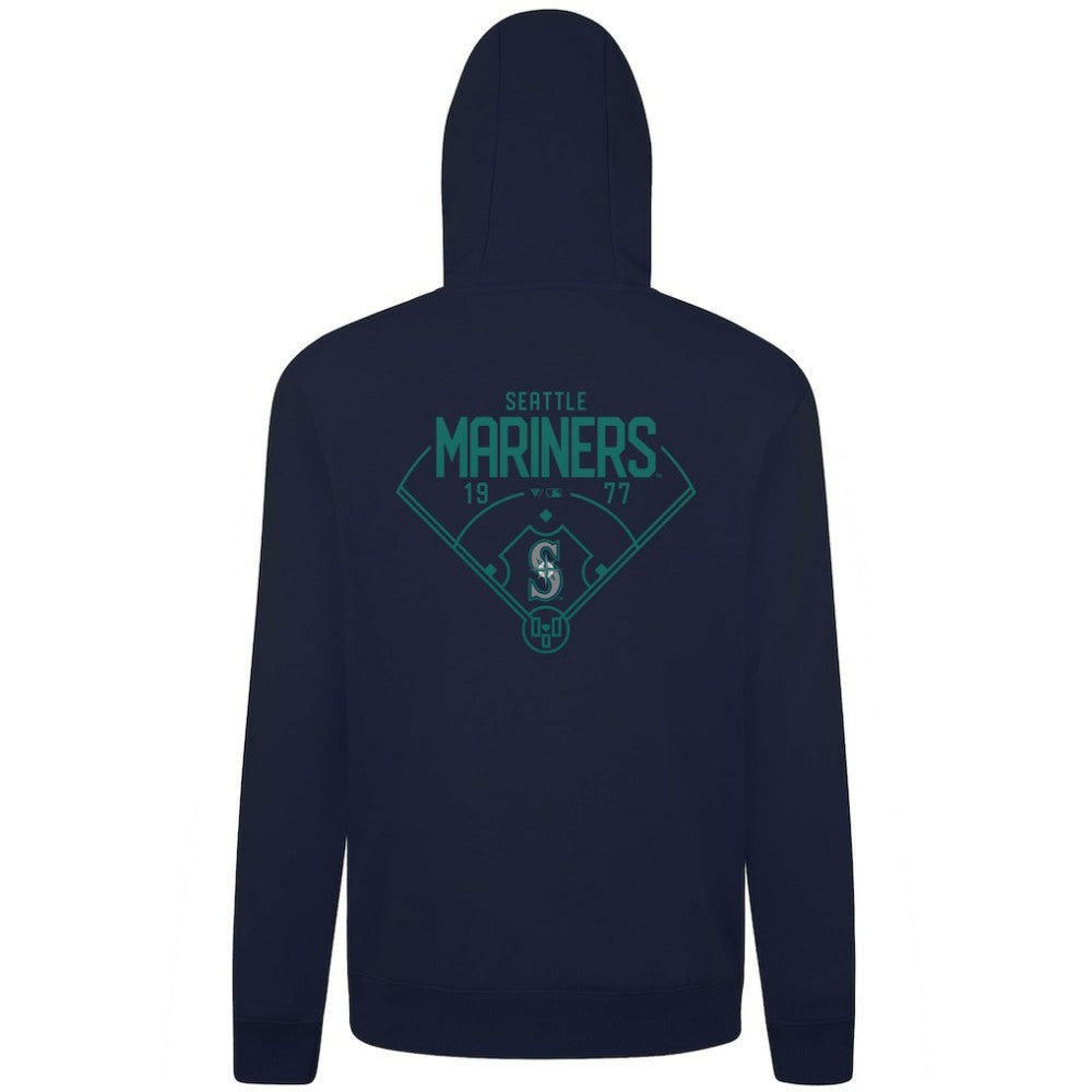 Seattle Mariners Levelwear Podium Primary Pullover Hoodie Navy