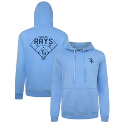 Tampa Bay Rays Levelwear Podium Primary Pullover Hoodie Light Blue