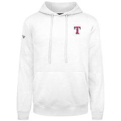 Texas Rangers Levelwear Podium Primary Pullover Hoodie White