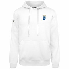 Kansas City Royals Levelwear Podium Primary Pullover Hoodie White