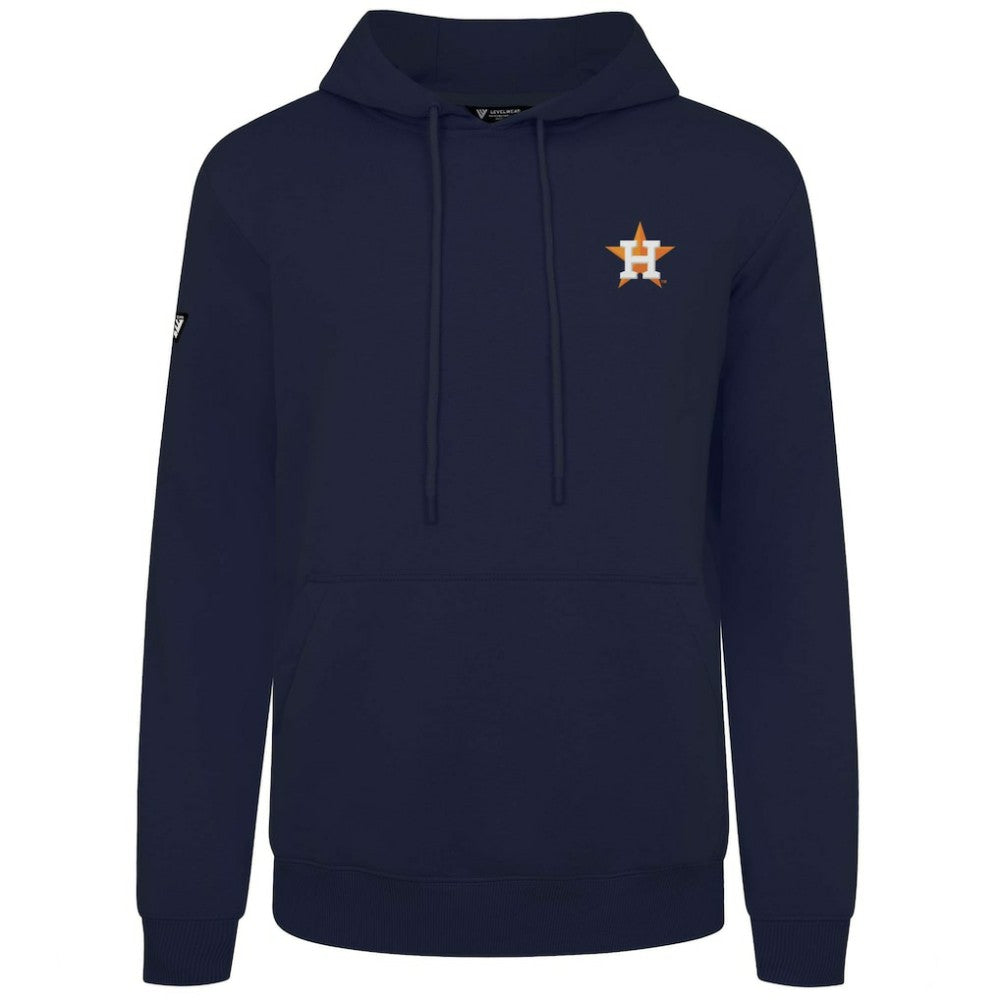 Houston Astros Levelwear Podium Primary Pullover Hoodie Navy