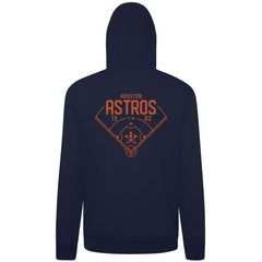 Houston Astros Levelwear Podium Primary Pullover Hoodie Navy