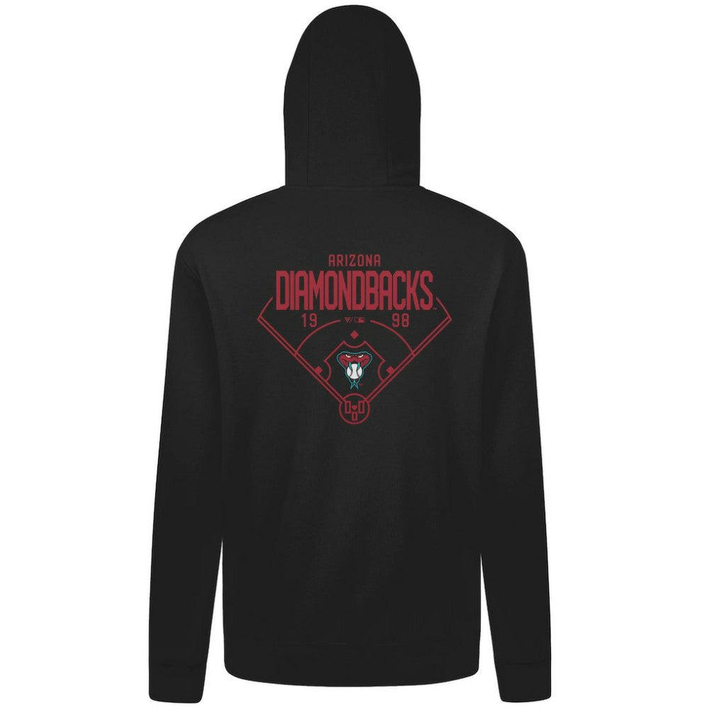 Arizona Diamondbacks Levelwear Podium Primary Pullover Hoodie Black