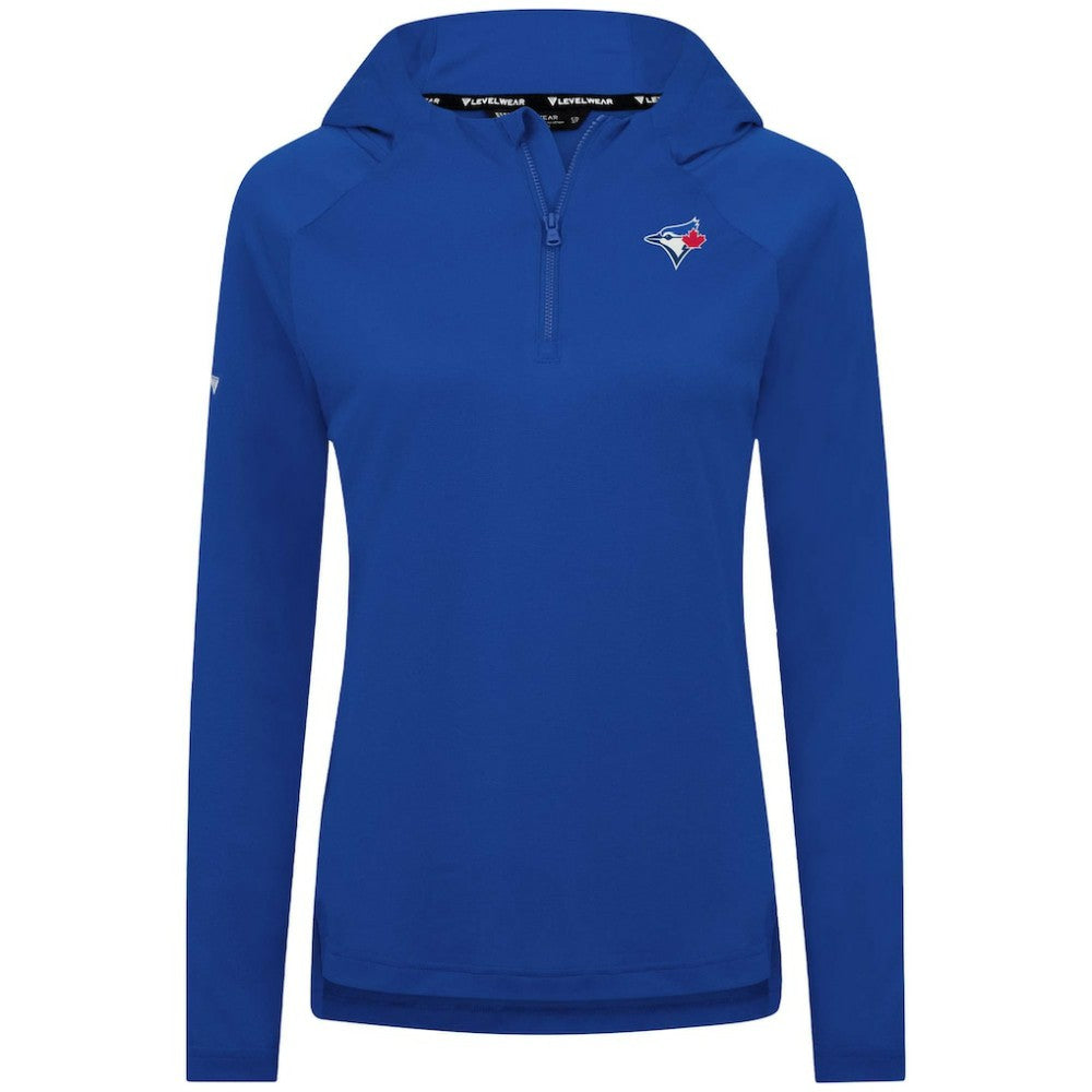 Toronto Blue Jays Levelwear Women's Raven Insignia 2.0 Quarter-Zip Jacket Royal