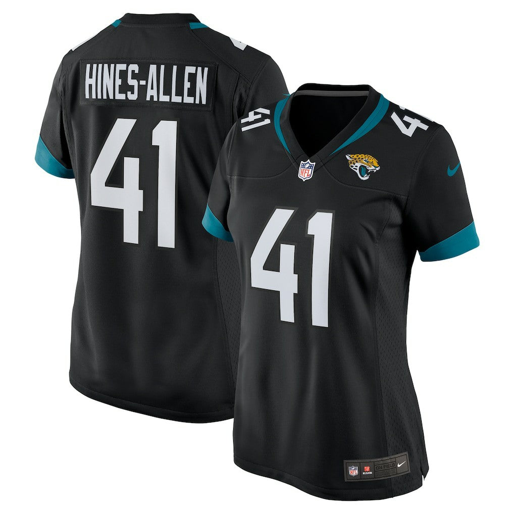 Josh Hines-Allen Jacksonville Jaguars Women's Alternate Player Game Jersey - Black for sale