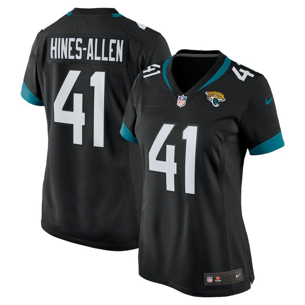 Josh Hines-Allen Jacksonville Jaguars Women's Alternate Player Game Jersey - Black for sale