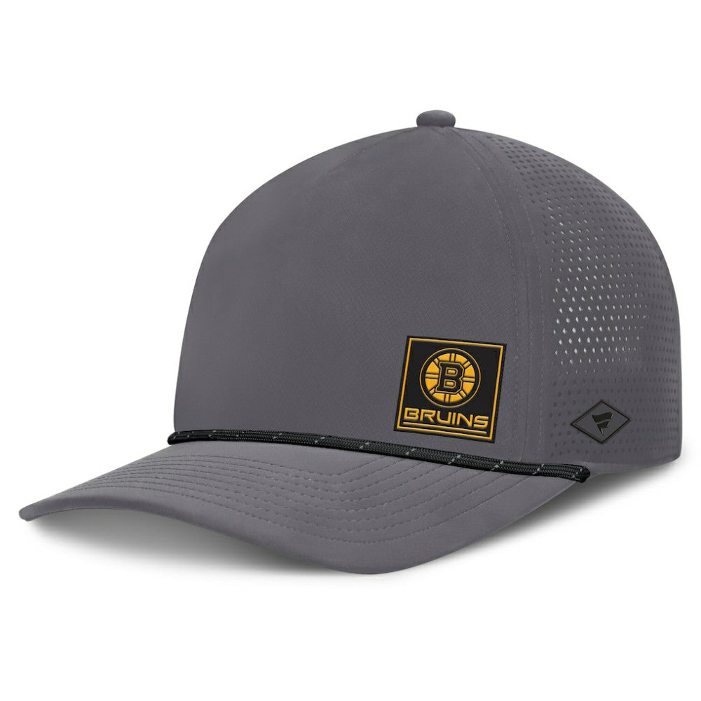 Boston Bruins Fanatics Captain Rope Adjustable Hat - Gray Hats