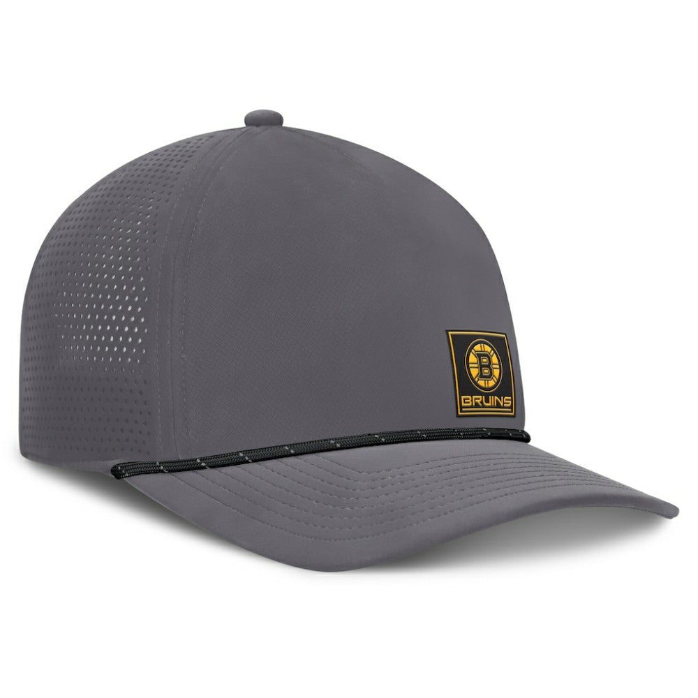 Boston Bruins Fanatics Captain Rope Adjustable Hat - Gray Hats