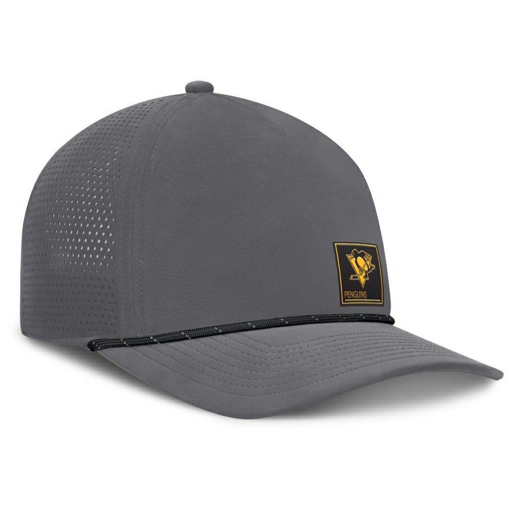 Pittsburgh Penguins Fanatics Captain Rope Adjustable Hat - Gray Hats