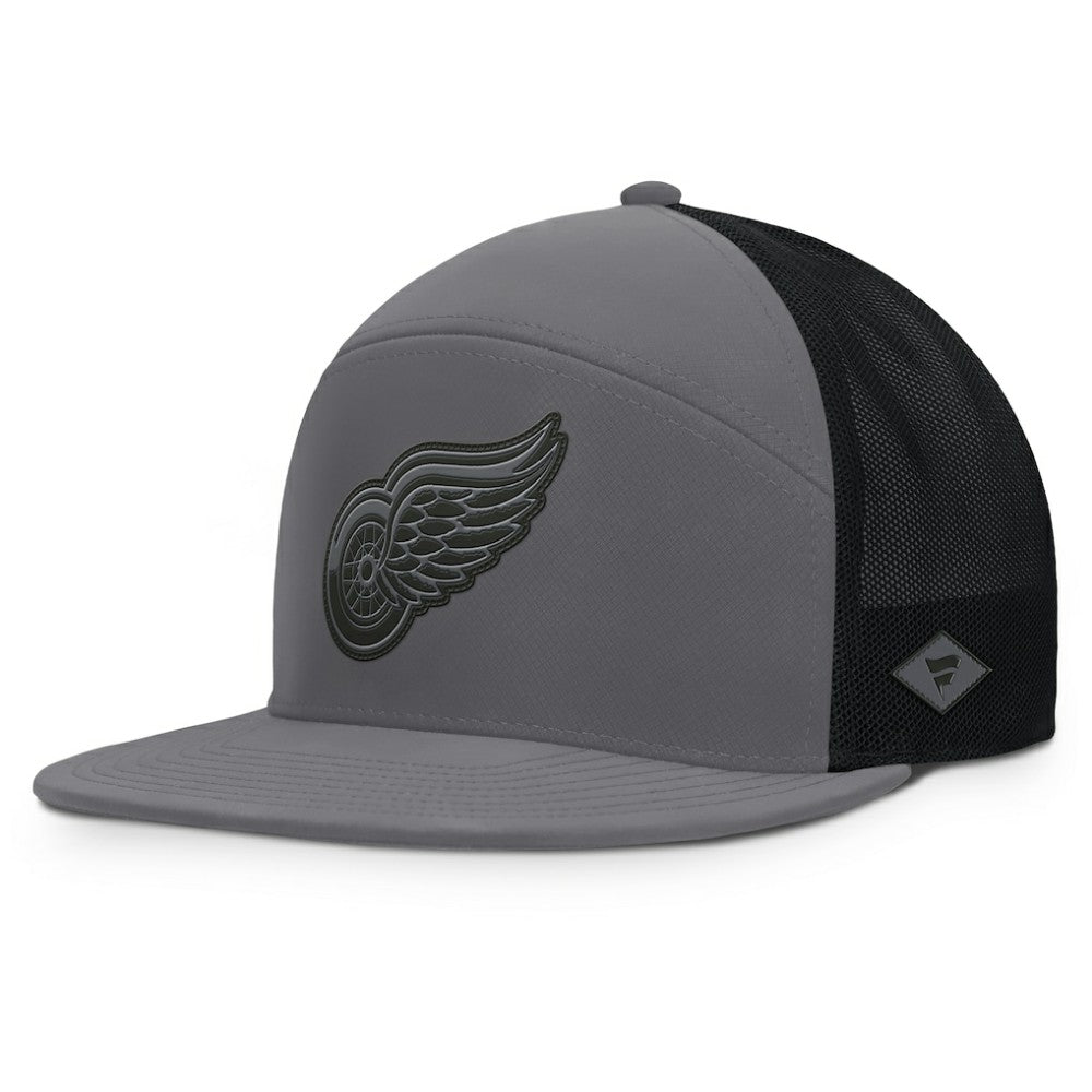 Detroit Red Wings Fanatics Fairweather Adjustable Hat - Charcoal Hats