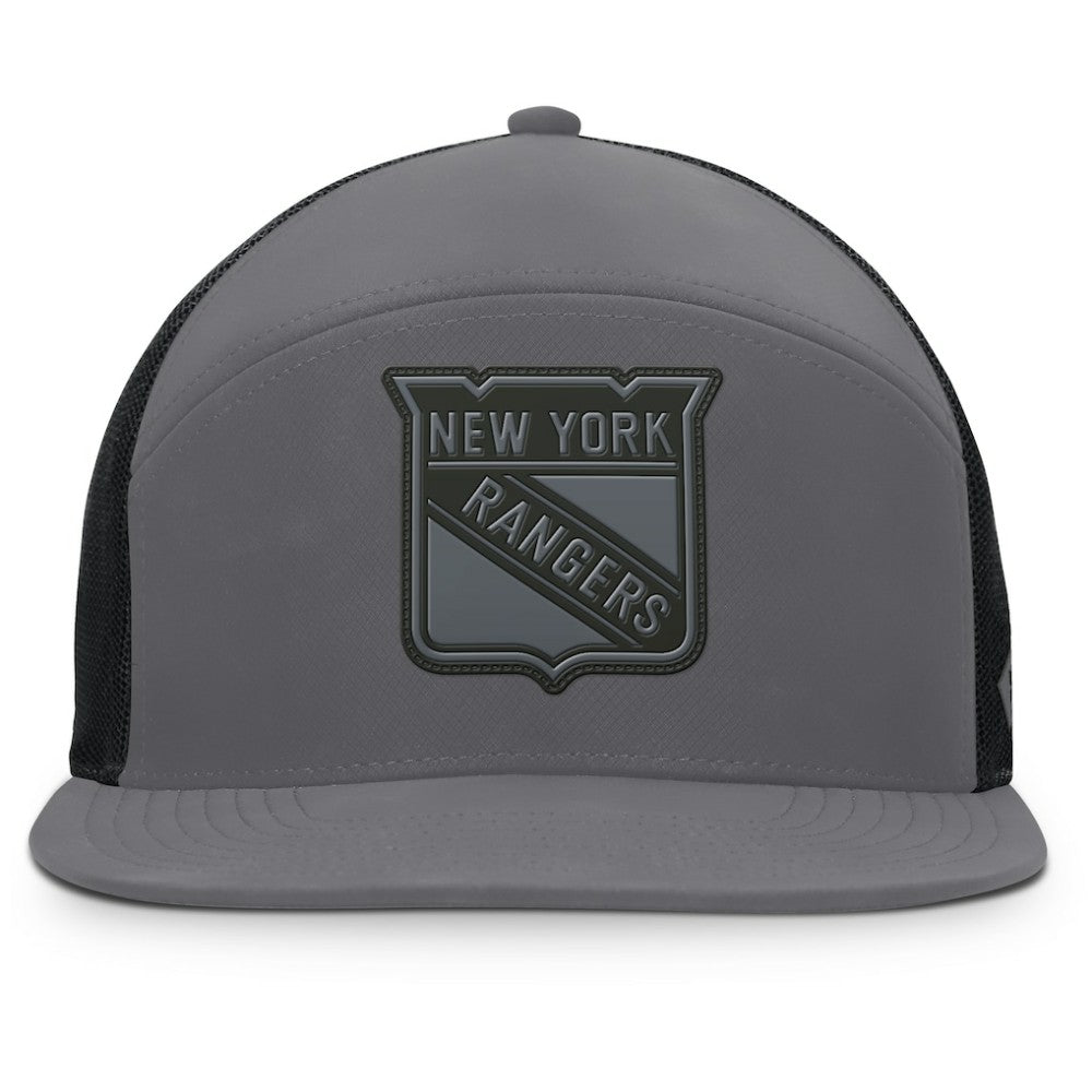 New York Rangers Fanatics Fairweather Adjustable Hat - Charcoal Hats