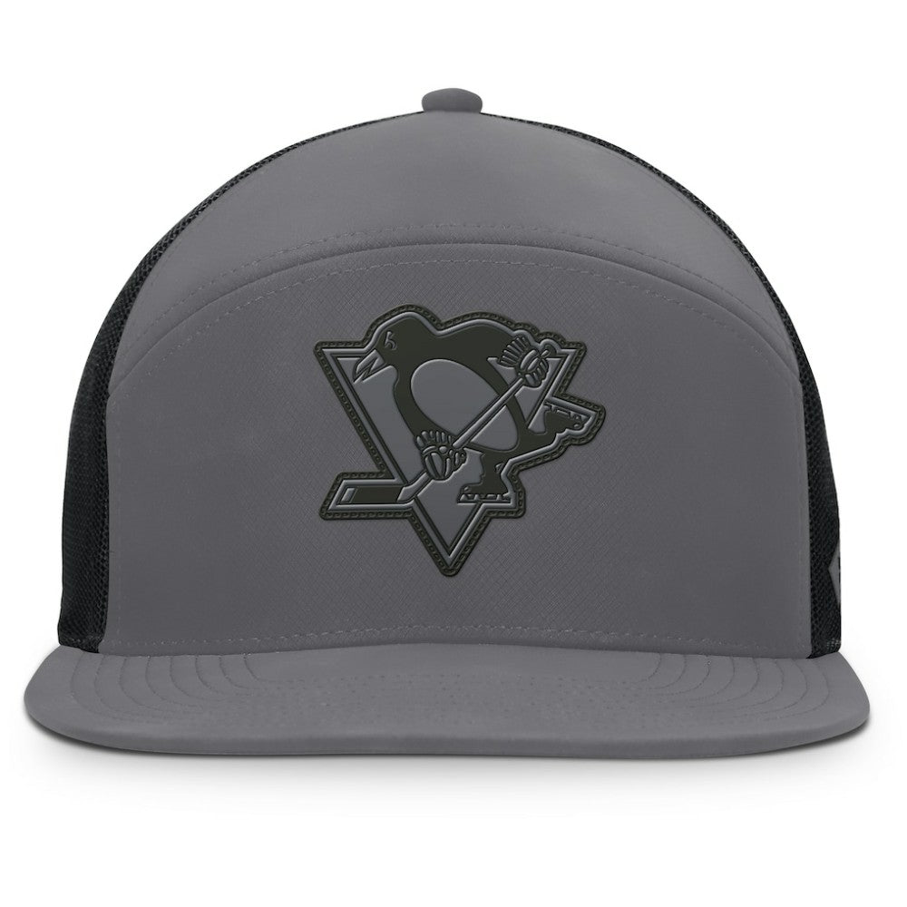 Pittsburgh Penguins Fanatics Fairweather Adjustable Hat - Charcoal Hats