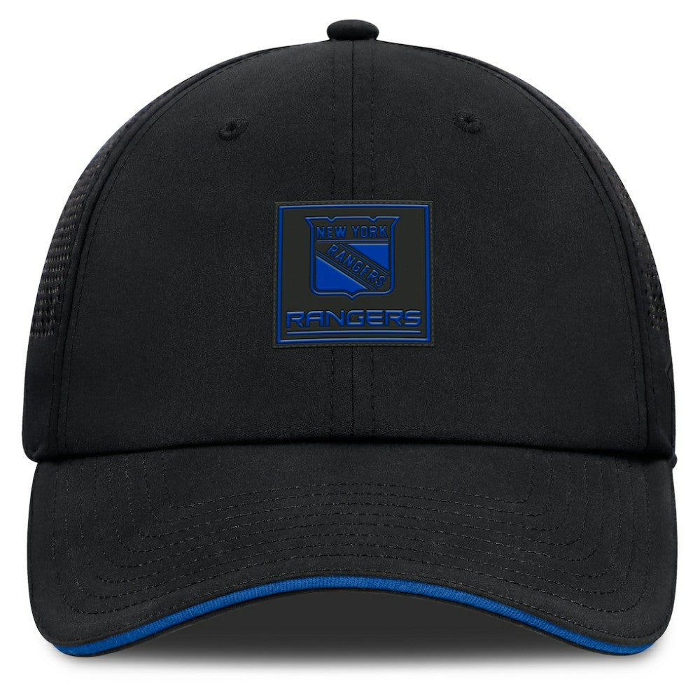New York Rangers Fanatics Driver Adjustable Hat - Black Hats