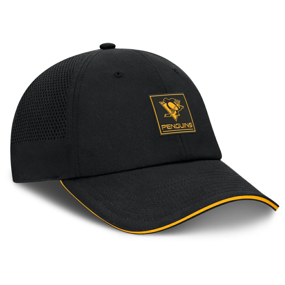 Pittsburgh Penguins Fanatics Driver Adjustable Hat - Black Hats