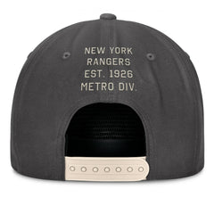 New York Rangers Fanatics Closer Adjustable Hat - Charcoal Hats