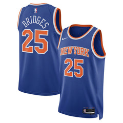 Mikal Bridges New York Knicks Unisex 2024 Offseason Addition Swingman Jersey - Blue sale