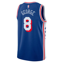 Paul George Philadelphia 76ers Unisex 2024 Offseason Addition Swingman Jersey - Royal on sale