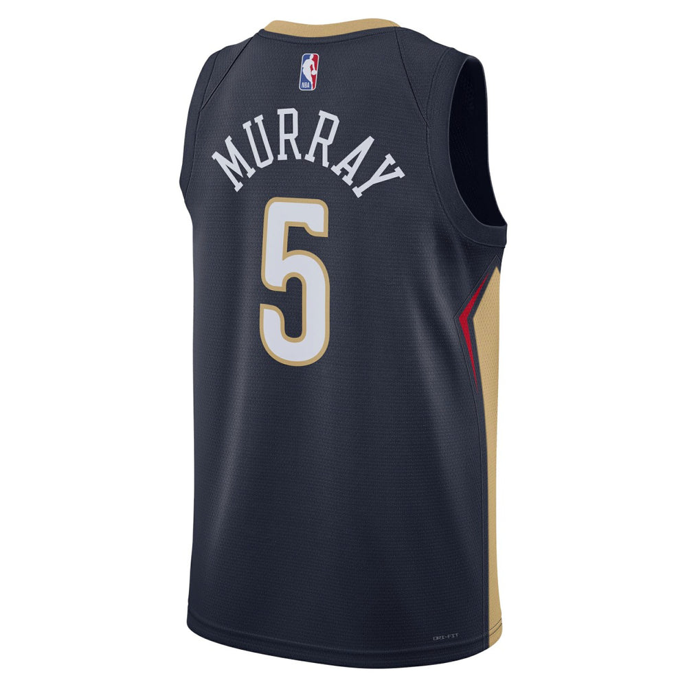 Dejounte Murray New Orleans Pelicans Unisex 2024 Offseason Addition Swingman Jersey - Navy shop
