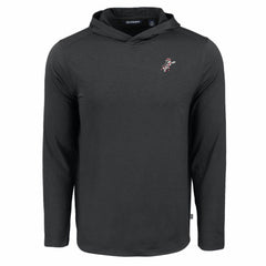 Cincinnati Reds Cutter & Buck Coastline Epic Comfort Recycled Eco Hoodie Long Sleeve T-Shirt Black