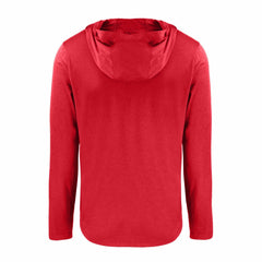 Cleveland Guardians Cutter & Buck Coastline Epic Comfort Recycled Eco Hoodie Long Sleeve T-Shirt Red