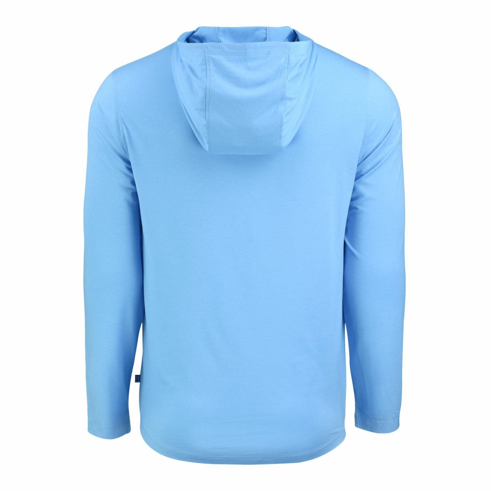 Kansas City Royals Cutter & Buck Coastline Epic Comfort Recycled Eco Hoodie Long Sleeve T-Shirt Powder Blue