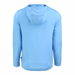 Kansas City Royals Cutter & Buck Coastline Epic Comfort Recycled Eco Hoodie Long Sleeve T-Shirt Powder Blue