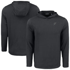 Miami Marlins Cutter & Buck Coastline Epic Comfort Recycled Eco Hoodie Long Sleeve T-Shirt Black