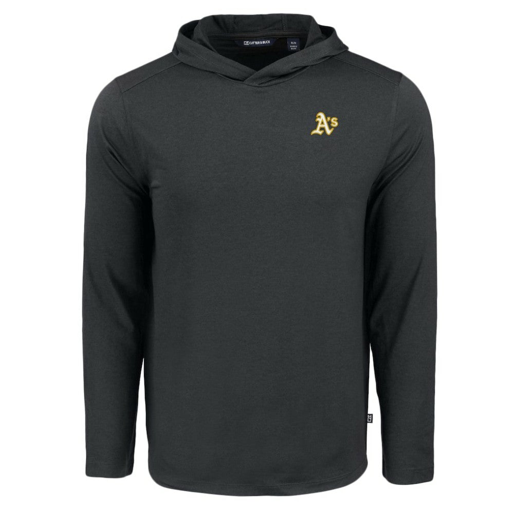Athletics Cutter & Buck Coastline Epic Comfort Recycled Eco Hoodie Long Sleeve T-Shirt Black