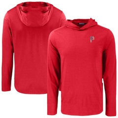 Pittsburgh Pirates Cutter & Buck Coastline Epic Comfort Recycled Eco Hoodie Long Sleeve T-Shirt Red