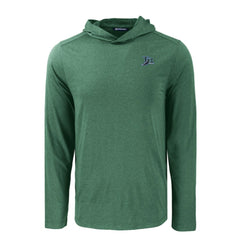 Tampa Bay Rays Cutter & Buck Coastline Epic Comfort Recycled Eco Hoodie Long Sleeve T-Shirt Hunter Green