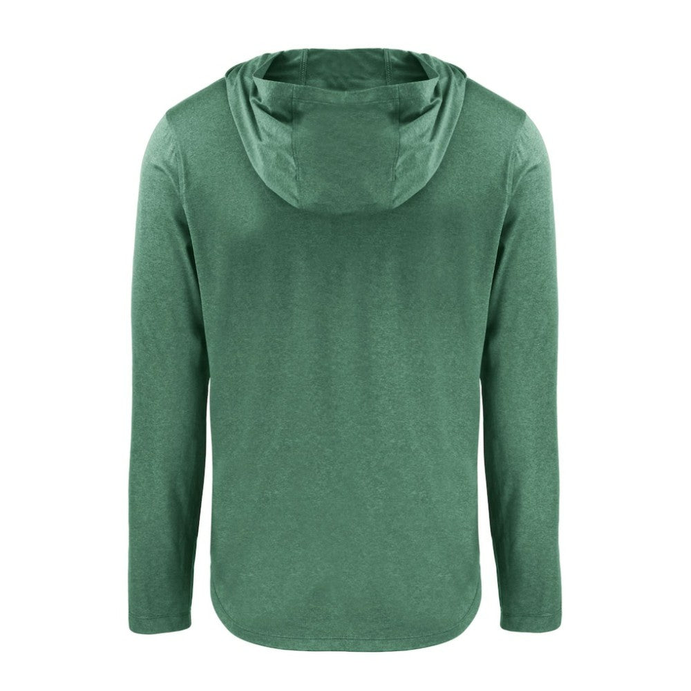 Tampa Bay Rays Cutter & Buck Coastline Epic Comfort Recycled Eco Hoodie Long Sleeve T-Shirt Hunter Green
