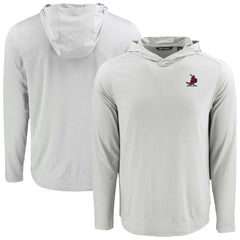 St. Louis Cardinals Cutter & Buck Coastline Epic Comfort Recycled Eco Hoodie Long Sleeve T-Shirt Gray