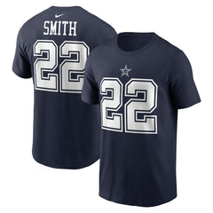 Emmitt Smith Dallas Cowboys Retired Player Name & Number T-Shirt - Navy sale