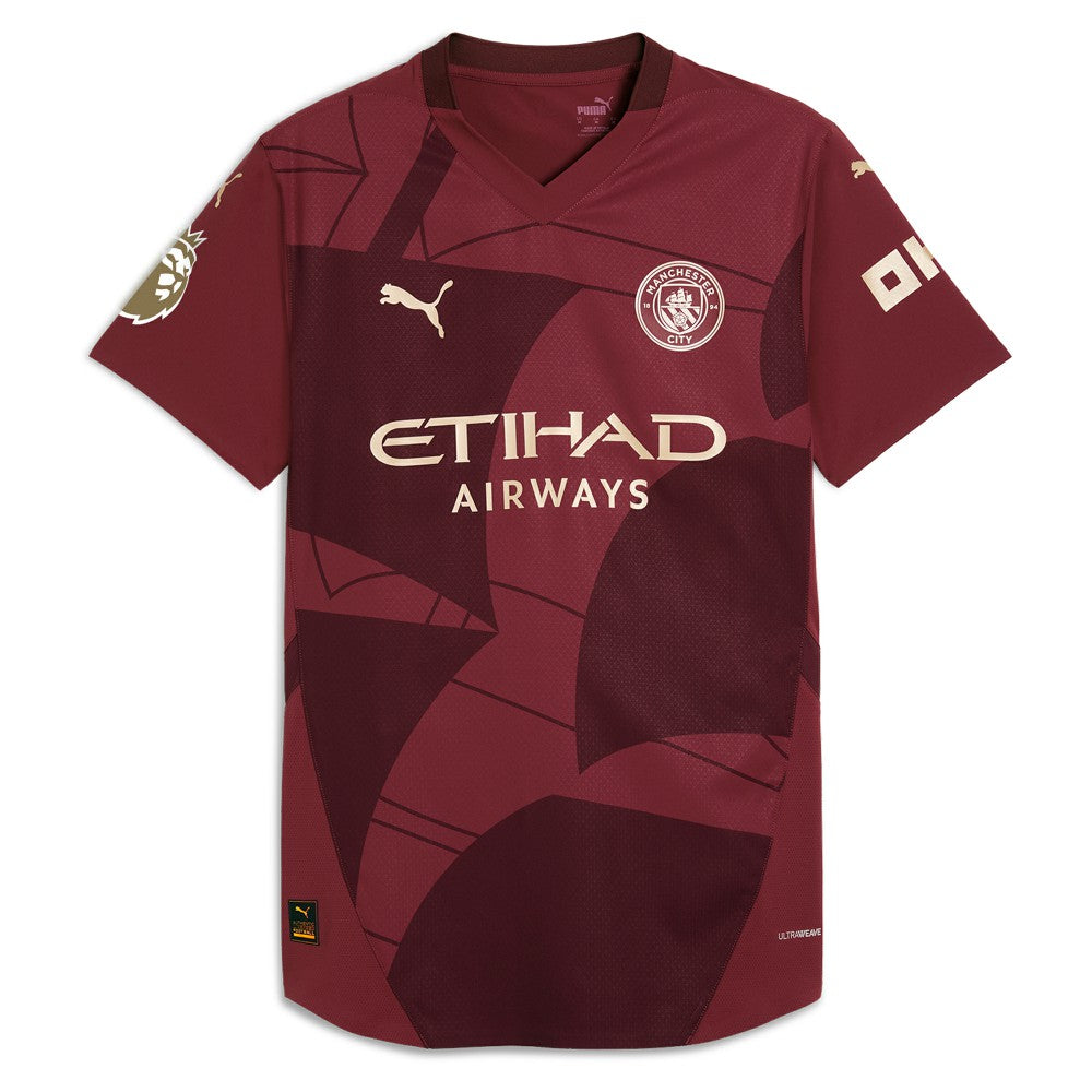 Erling Haaland Manchester City 2024/25 Third Player Jersey - Burgundy sale