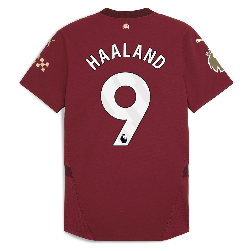 Erling Haaland Manchester City 2024/25 Third Player Jersey - Burgundy sale