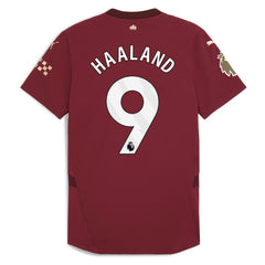 Erling Haaland Manchester City 2024/25 Third Player Jersey - Burgundy sale