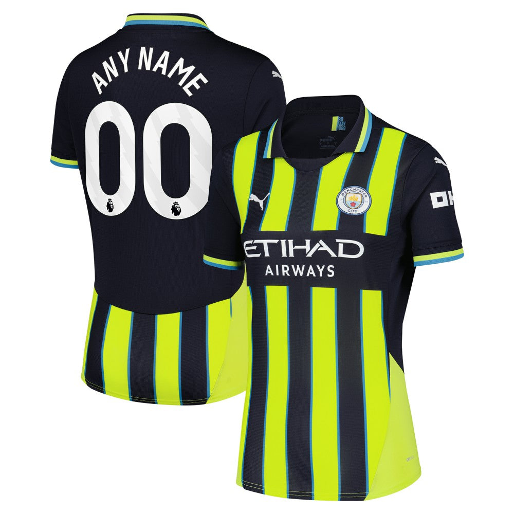 Manchester City Women's 2024/25 Away Replica Custom Jersey - Navy outlet