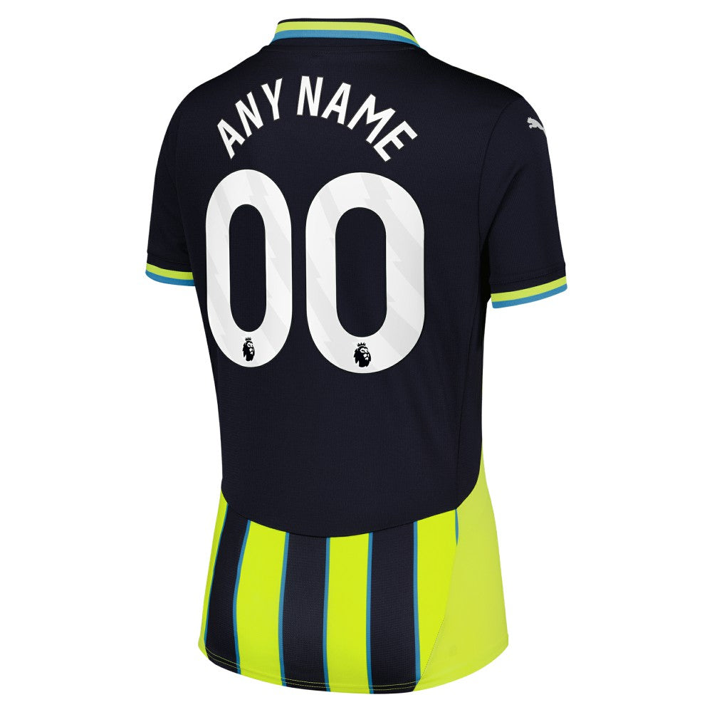Manchester City Women's 2024/25 Away Replica Custom Jersey - Navy outlet