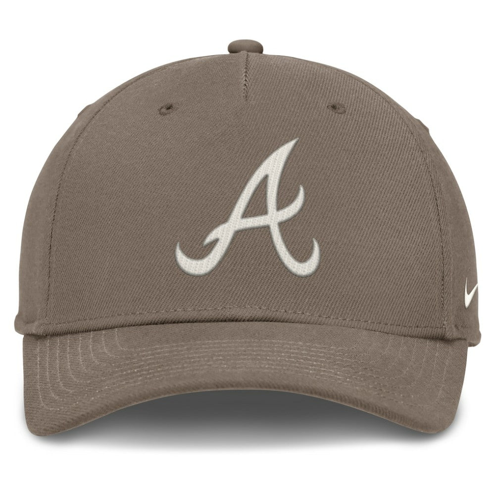 Atlanta Braves Rise Performance Adjustable Hat Brown